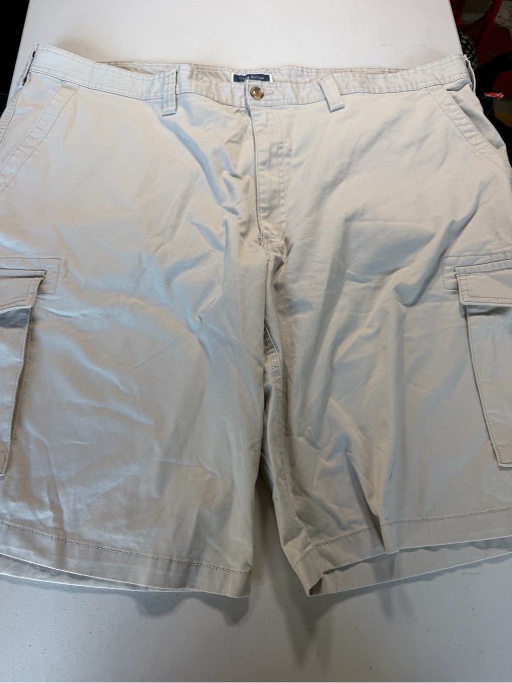 Club Room Men's Light Beige Cargo Shorts